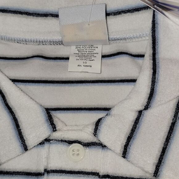 NWT Vintage Lightning Bolt A Pure Source Surf Skate Short Sleeve Terry Shirt L - Picture 7 of 8